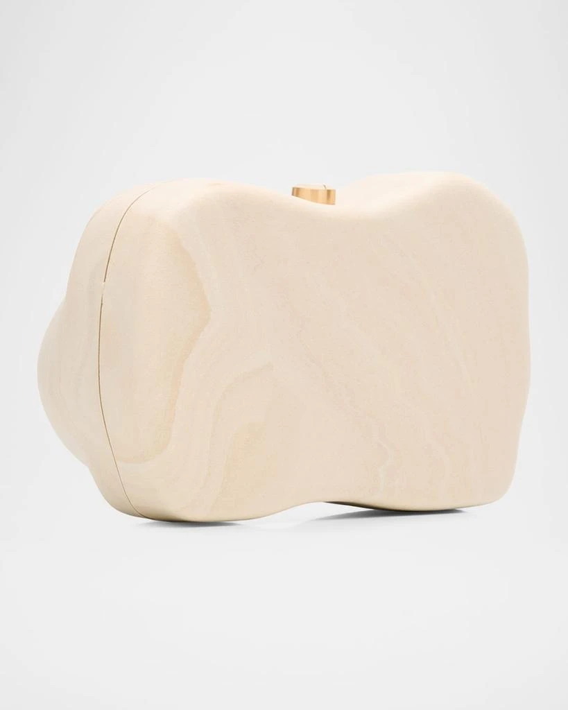 Cult Gaia Reina Marbled Acrylic Sculptural Clutch Bag 3