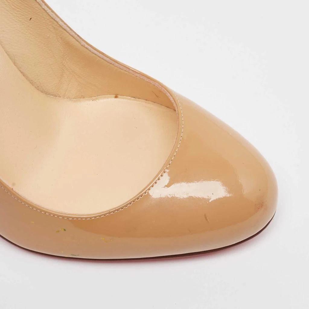 Christian Louboutin Christian Louboutin Beige Patent Simple  Pumps Size 35 7