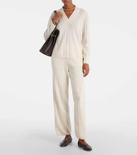 Max Mara Jardin ribbed-knit cashmere sweatpants 2