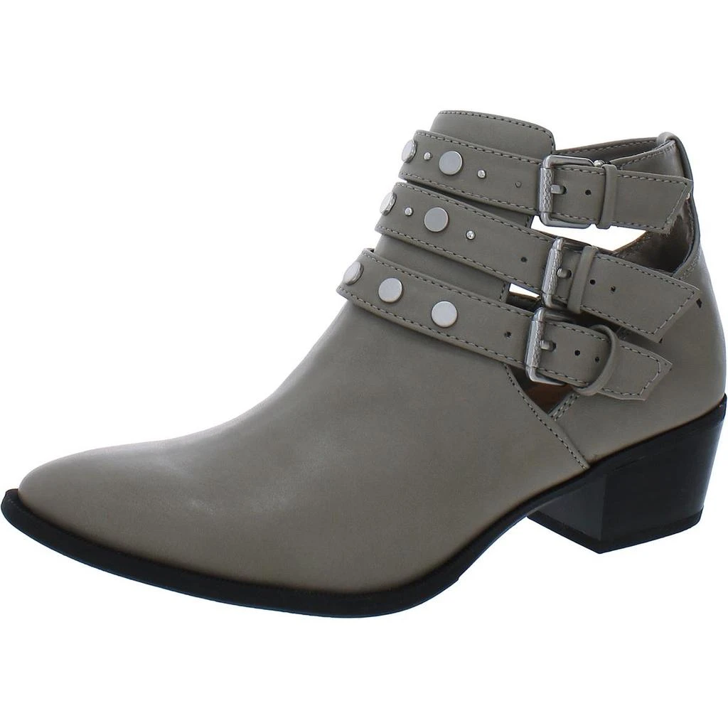 Sam Edelman Henna Womens Faux Leather Studded Ankle Boots 1