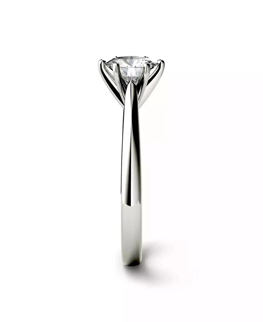 Charles & Colvard Moissanite Solitaire Engagement Ring 1/2 ct. t.w. Diamond Equivalent in 14k White Gold 6