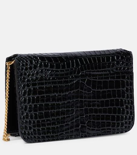 Yves Saint Laurent Cassandre leather phone pouch 4