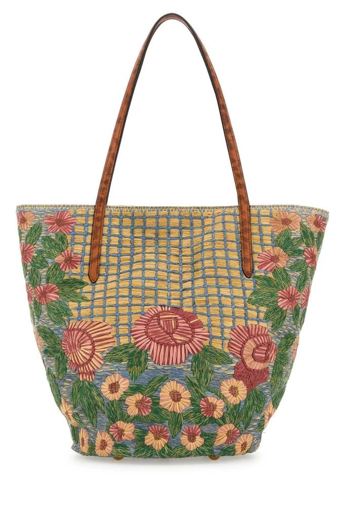 Valentino Valentino Flower Embroidered Tote Bag 2