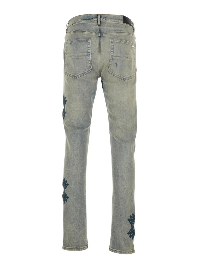 AMIRI Amiri MA Quad-Applique Skinny Jeans 2