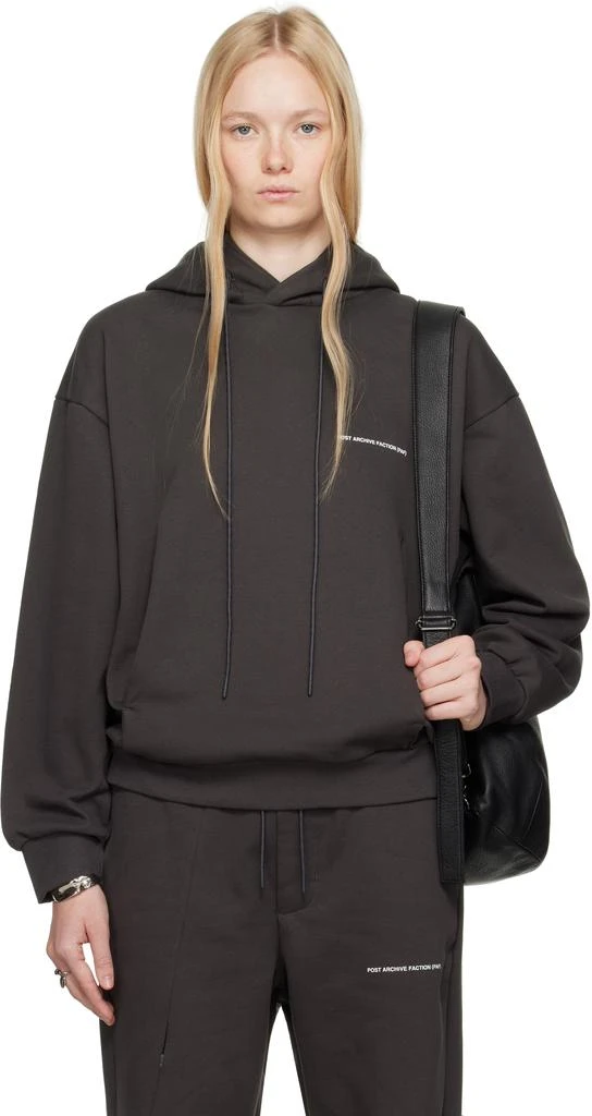 Post Archive Faction Gray 8.0 Right Hoodie 1