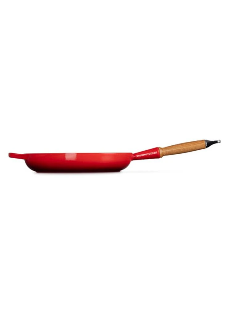 Le Creuset Signature cast iron frying pan with wooden handle 28cm 2
