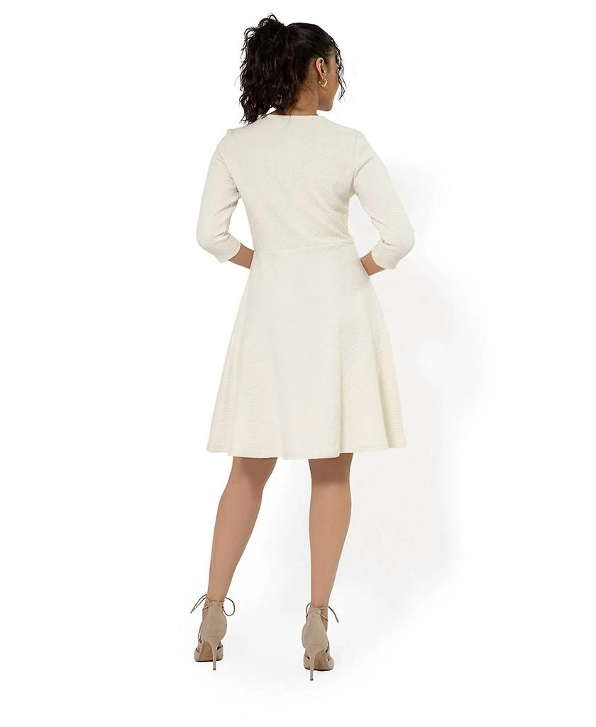 Leota Katherine Dress In Ivory 3