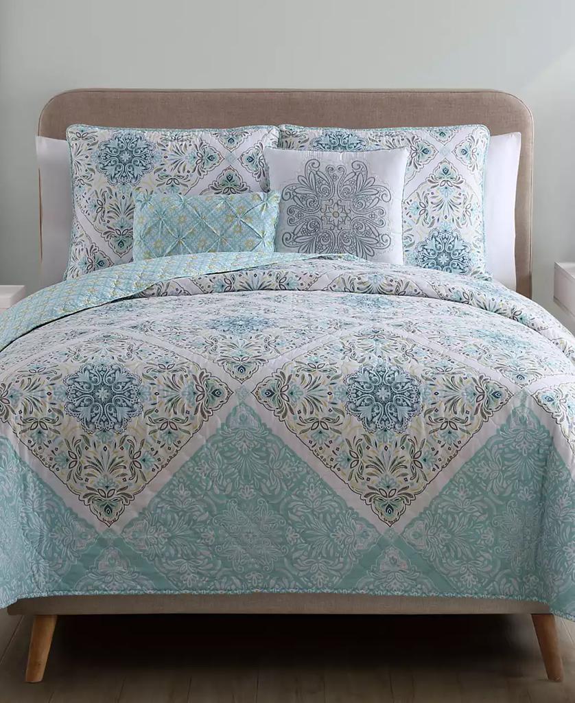 VCNY Home Windsor Reversible 5-Pc. Quilt Set