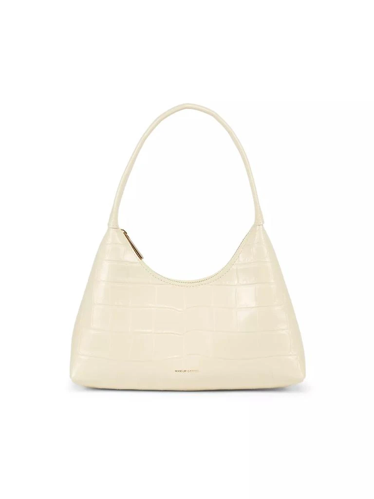 Mansur Gavriel Mini Candy Crocodile-Embossed Leather Shoulder Bag 1