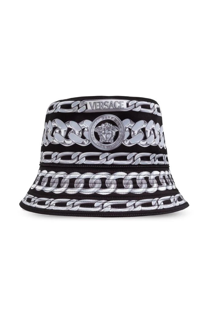 Versace Versace Medusa Chains Printed Bucket Hat 1