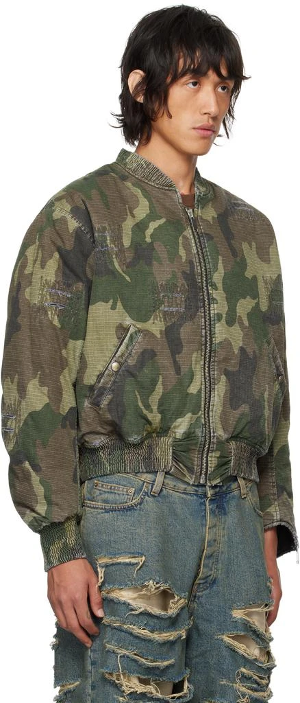 424 Khaki Military Bomber Jacket 2
