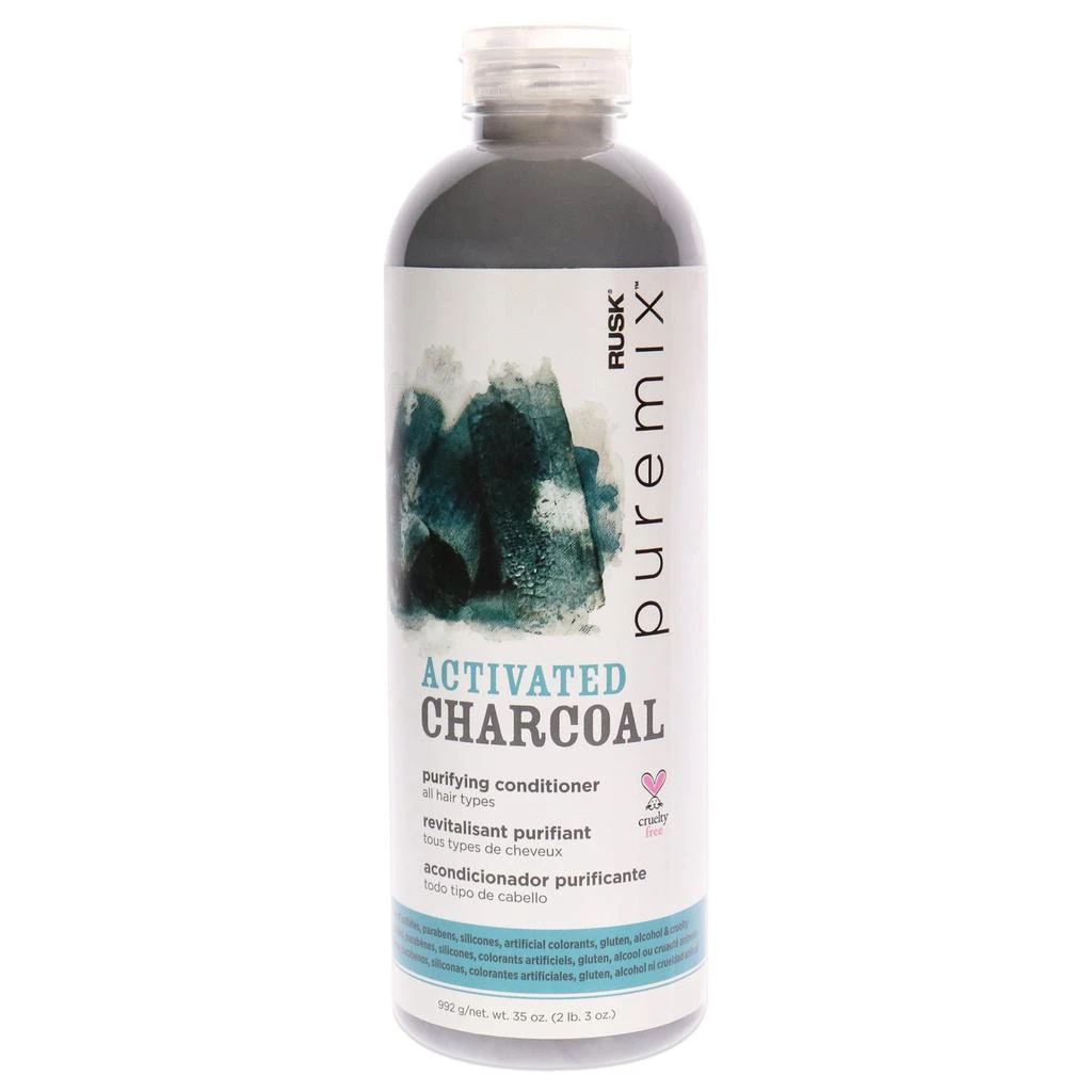 Rusk Puremix Activated Charcoal Purifying Conditioner by  for Unisex - 35 oz Conditioner 1