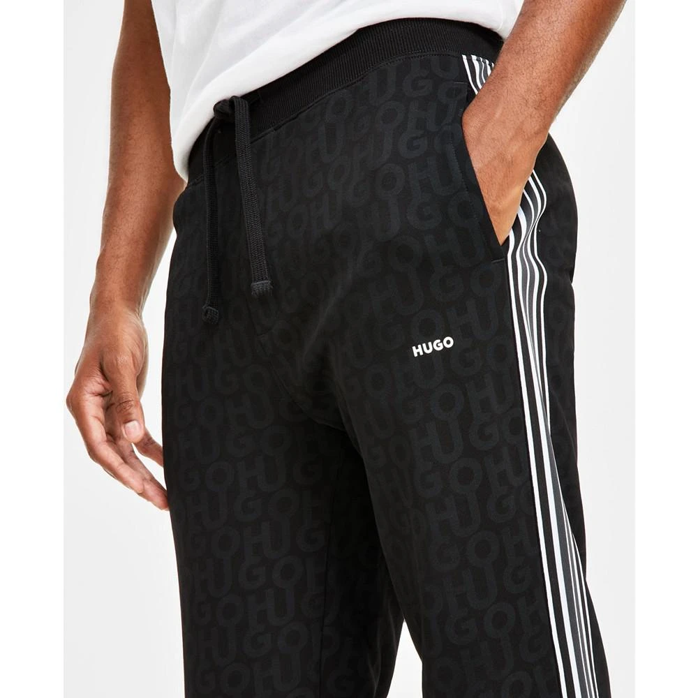 HUGO Men's Disinti Regular-Fit Logo-Print Jogger Pants 4