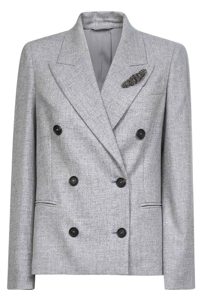 ジャケット BRUNELLO CUCINELLI Double-breasted jacket with necklace Brunello Cucinelli Brunello Cucinelli Double-Breasted Jacket