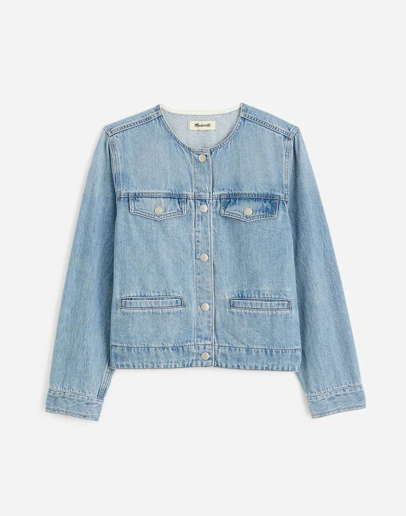 Madewell Cinched Lady Jacket in Ashbury Wash: Airy Denim Edition 6