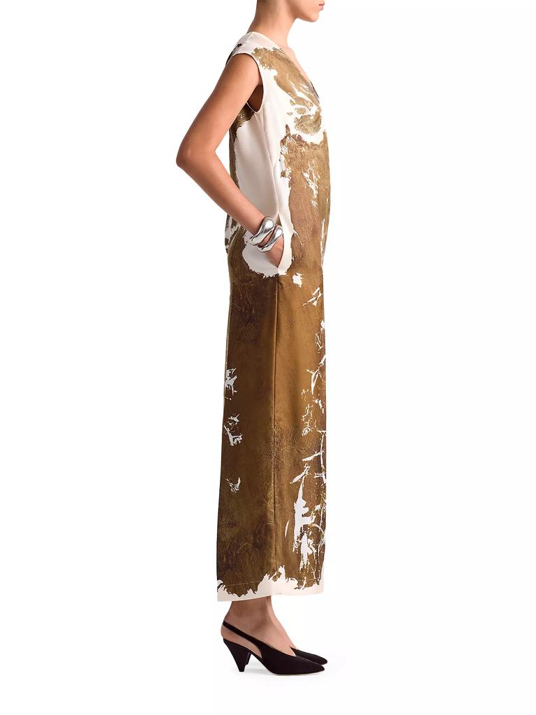 Altuzarra Cherie Printed Silk Maxi Dress