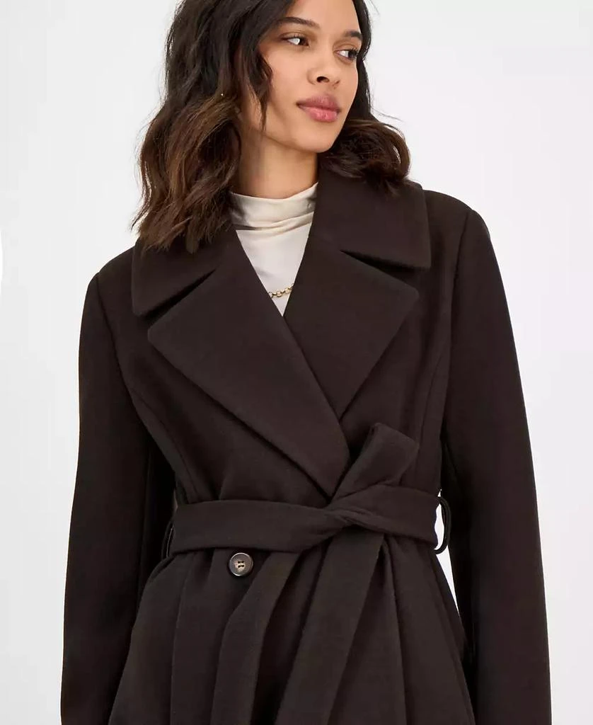 CeCe Women's Single-Breasted Belted Coat 4