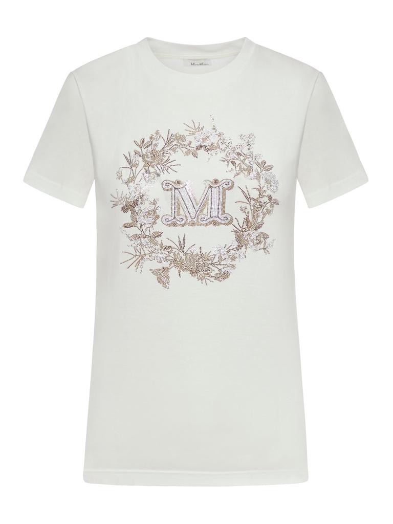 Max Mara Max Mara Logo Embellished Crewneck T-Shirt