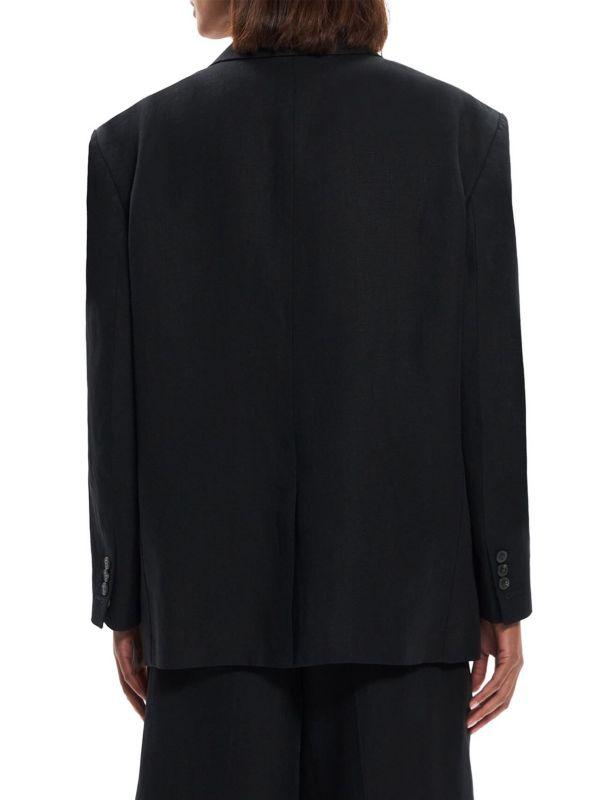 Theory Galena Linen Single Breasted Blazer