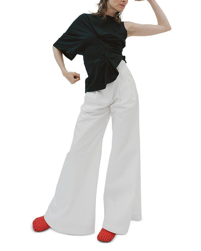 A.W.A.K.E. Mode Asymmetric Ruched Top