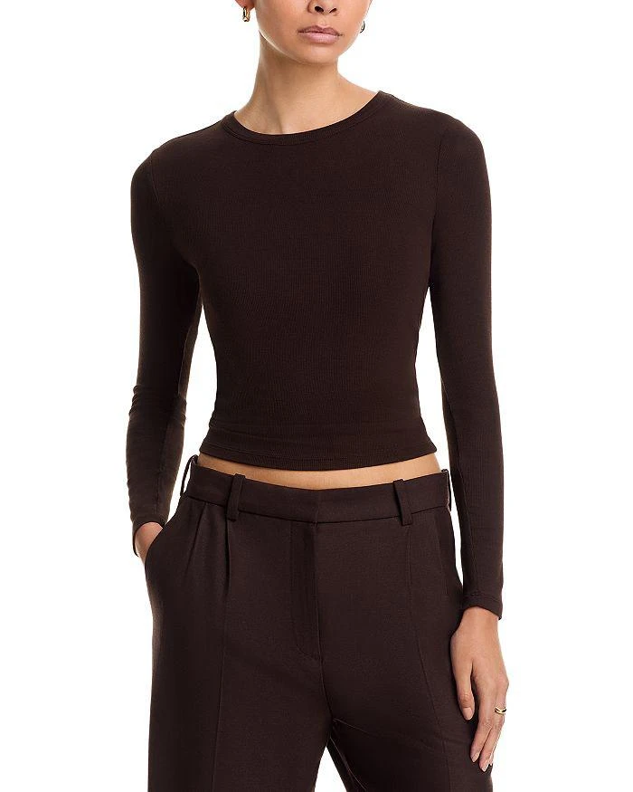 FRAME The Long Sleeve Rib Tee