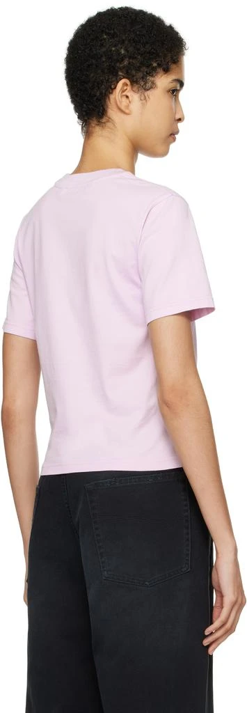 Palm Angels Purple Classic Logo Fitted T-shirt 3