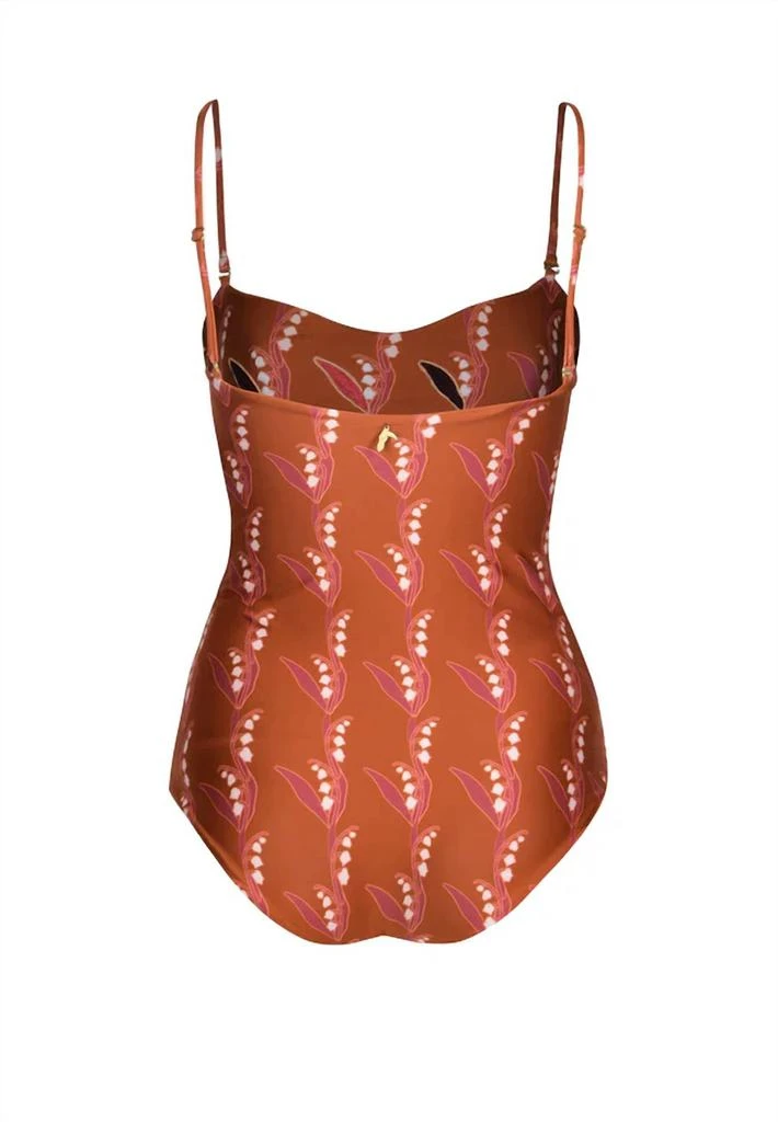 Juan de Dios Juan De Dios - Esteros Hand Embroidered OnePiece Swimsuit 2