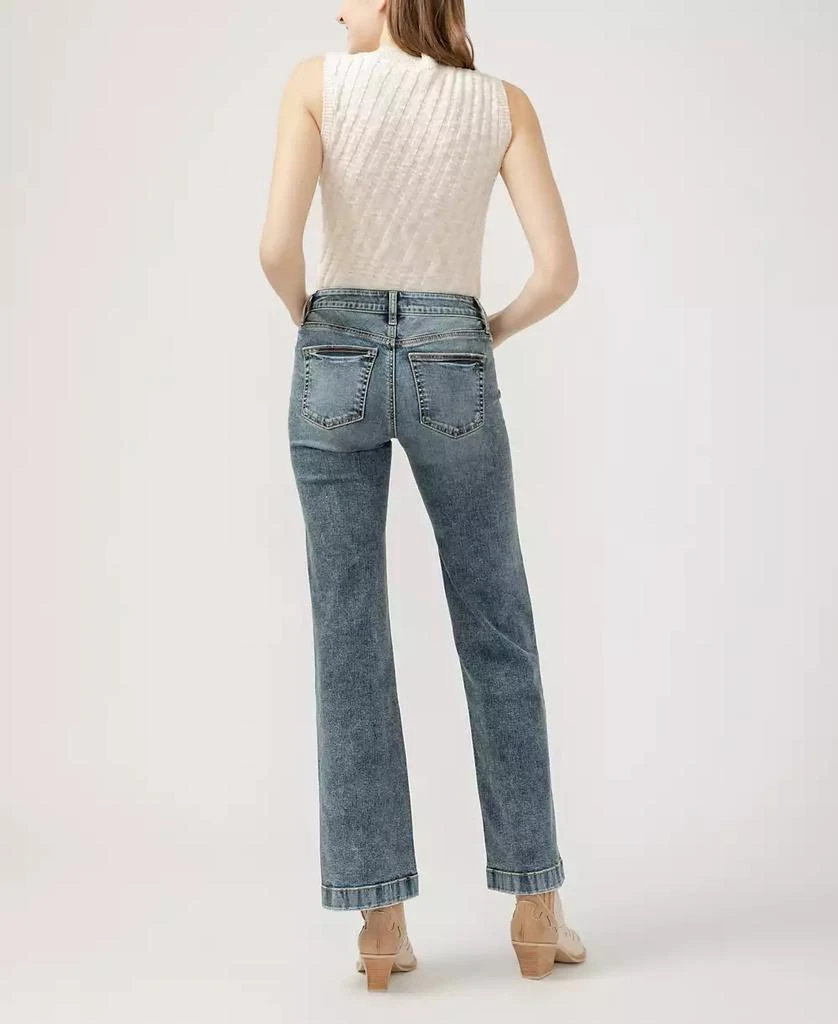 Silver Jeans Co. Women's Suki Mid Rise Trouser Leg Jeans 6