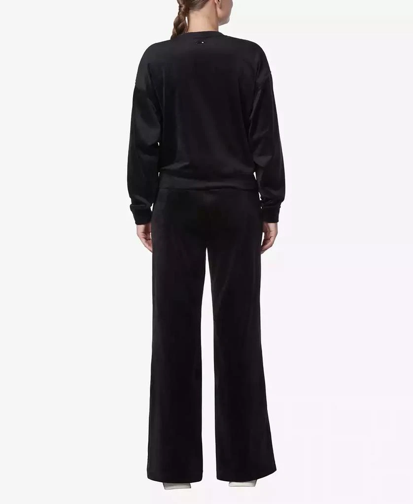 Marc New York by Andrew Marc Women's Full Length Velvet Vented Pants 6
