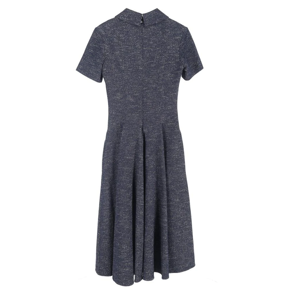 Emilia Wickstead Jody Belted Denim Midi Shirt Dress in Blue Cotton 2