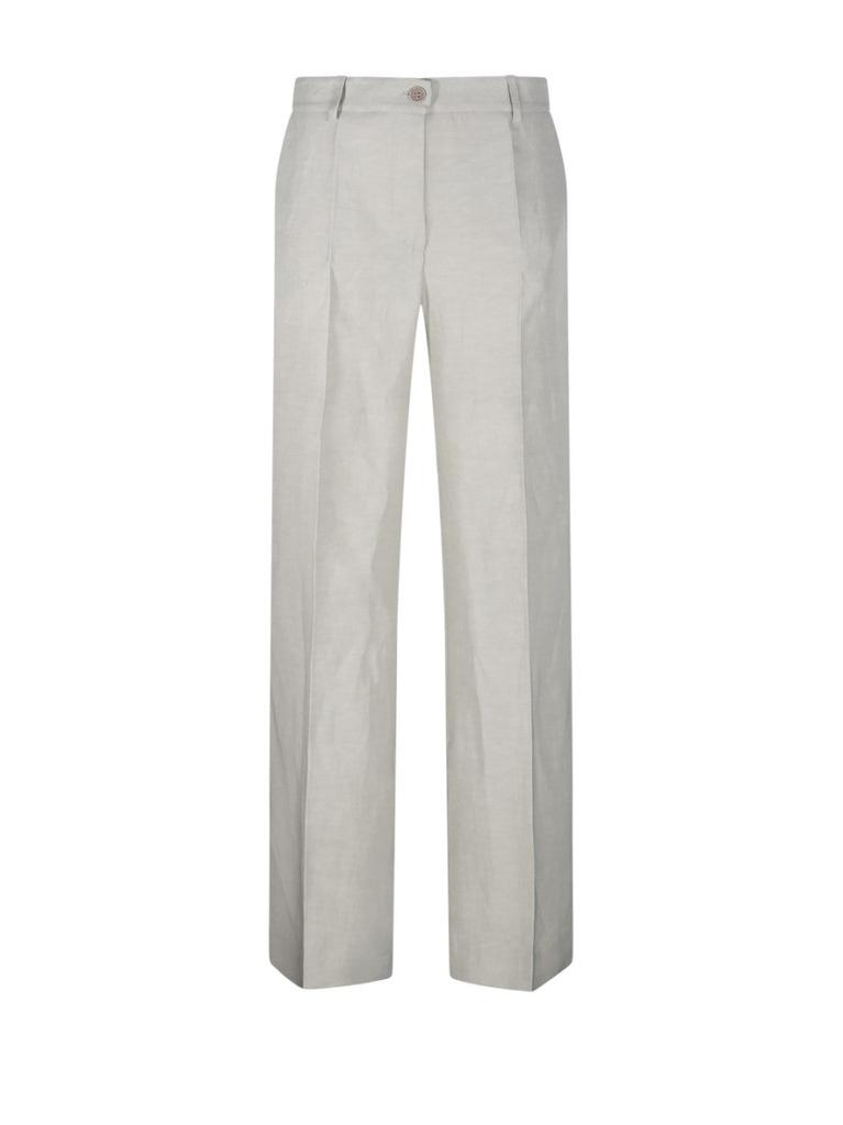 Parosh Tailored Straight-Leg Pants With Subtle Pleats