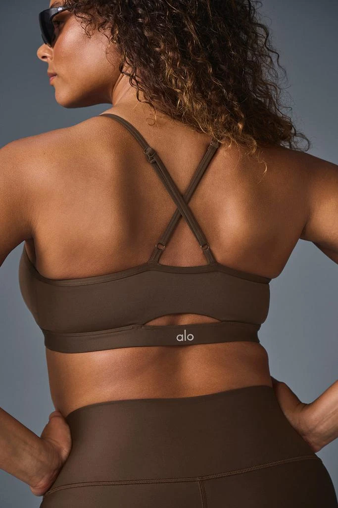 Alo Airlift Intrigue Bra - Espresso 8