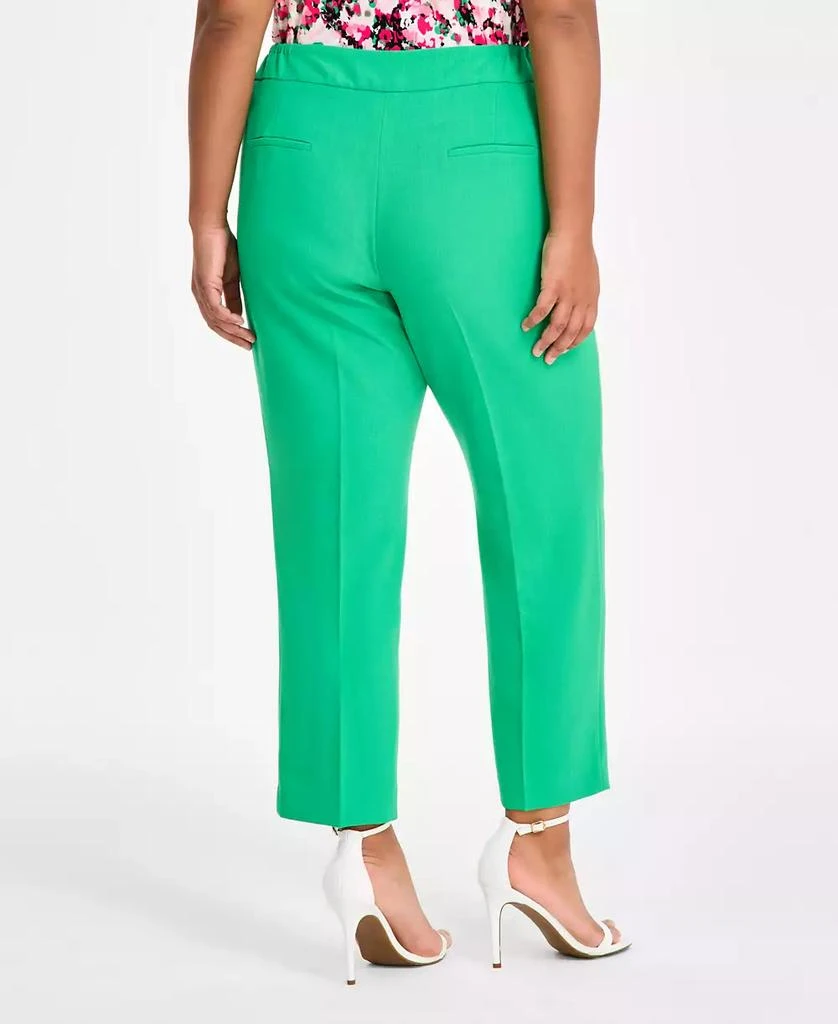 Kasper Plus Size Stretch-Crepe Straight-Fit Suit Pants 2