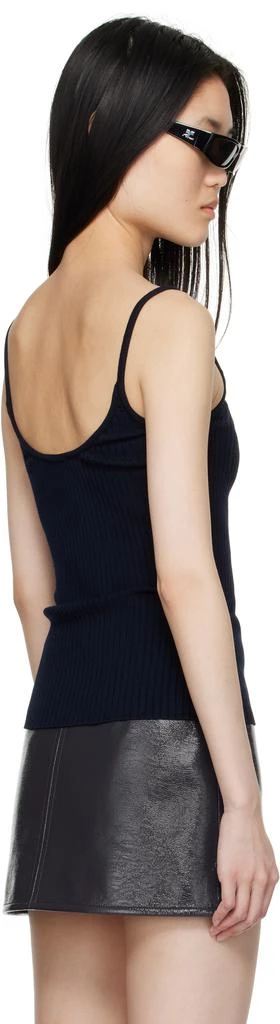 Courrèges Navy Reedition Knit Tank Top 3