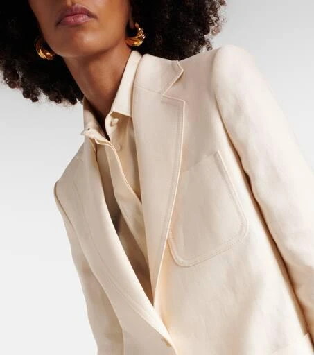 Max Mara Boemia linen twill blazer 4