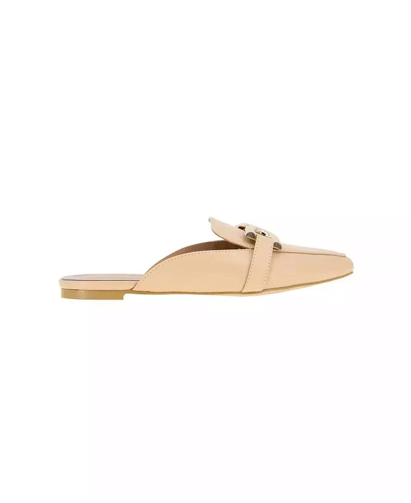 BCBG Women's Tara Buckle Mule Flats 2