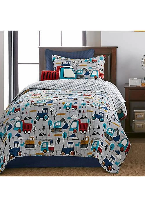 Levtex Home Home Mod Trucks Twin Quilt Set 1