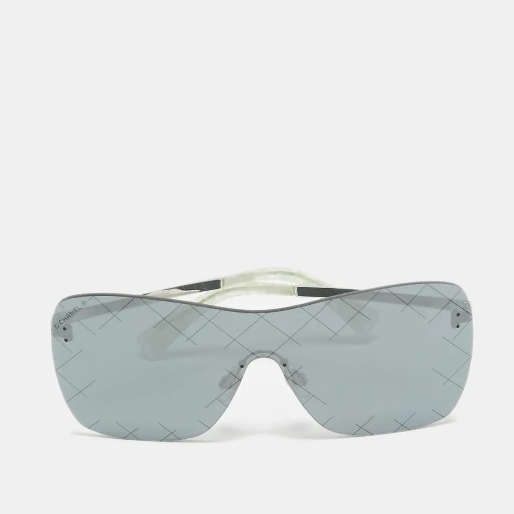 Chanel Chanel Black/Silver 4215 Runway Shield Sunglasses