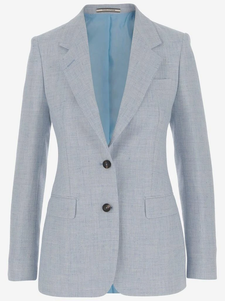 TAGLIATORE Tagliatore Single-Breasted Blazer 1