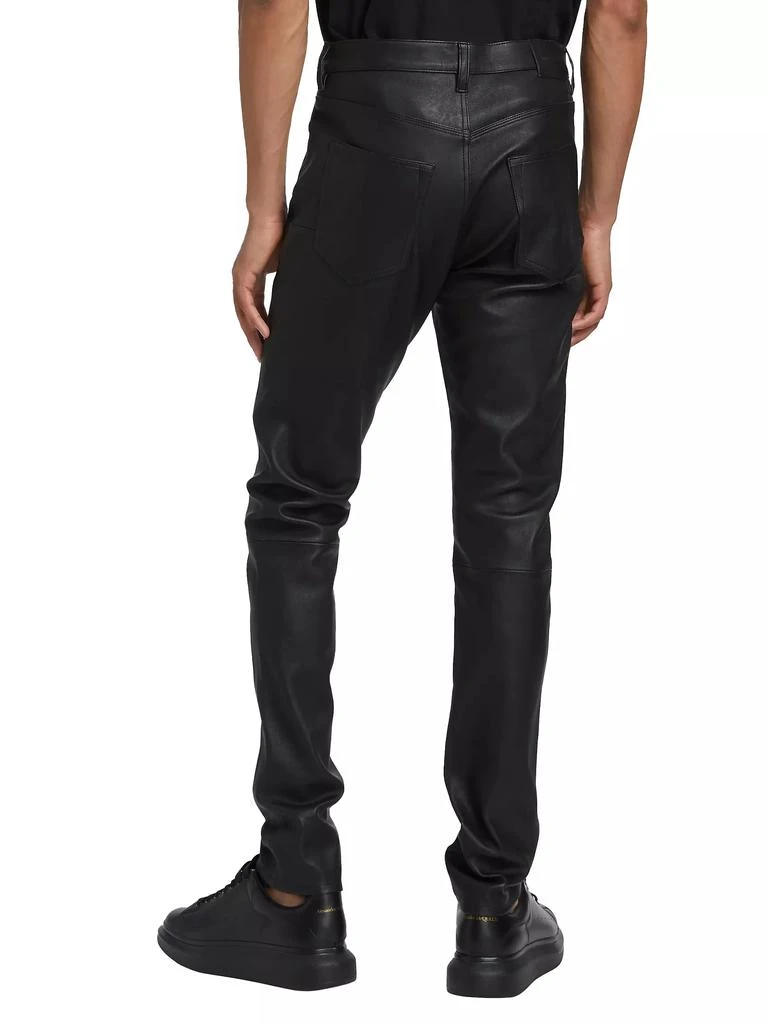 Purple Brand Stretch Leather Skinny Pants 5