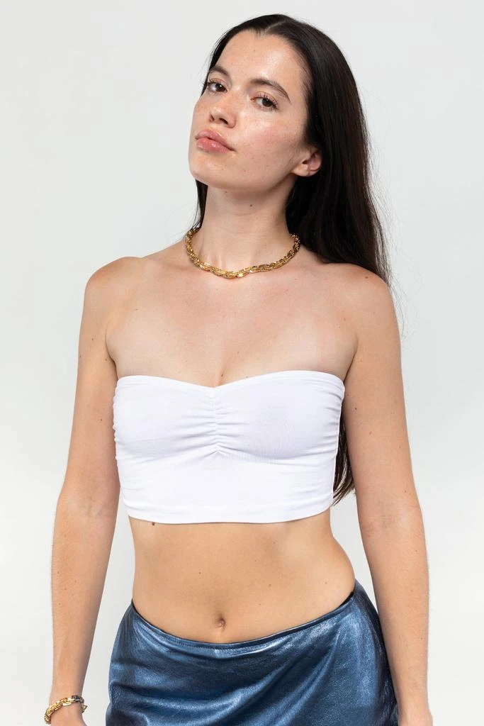 Los Angeles Apparel 8337GD - Garment Dye Ruched Front Tube Top 13
