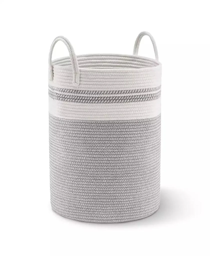 Cheer Collection Large Laundry Hamper, 15" x 19.7"