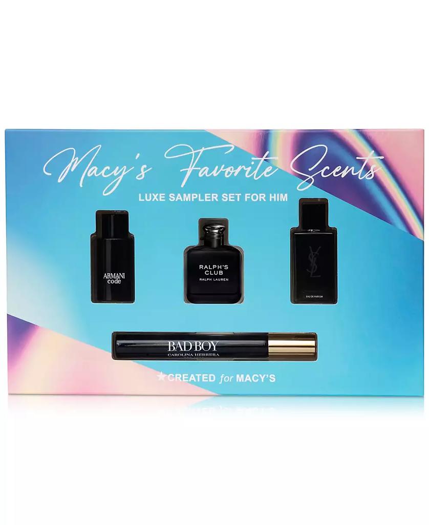 Created For Macy's 4-Pc. Mini Luxe Fragrance Sampler Set For Him, Created for Macy's