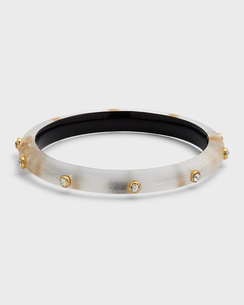 Alexis Bittar Crystal Studded Hinge Bracelet