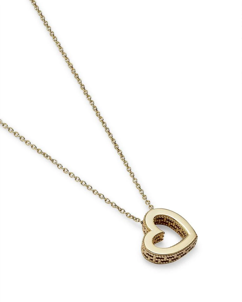 Bloomingdale's Open Heart Pendant Necklace in 14K Yellow Gold, 18" 4