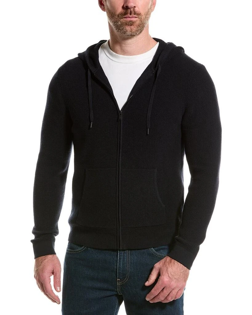 Naadam Waffle Cashmere-Blend Zip Hoodie 1