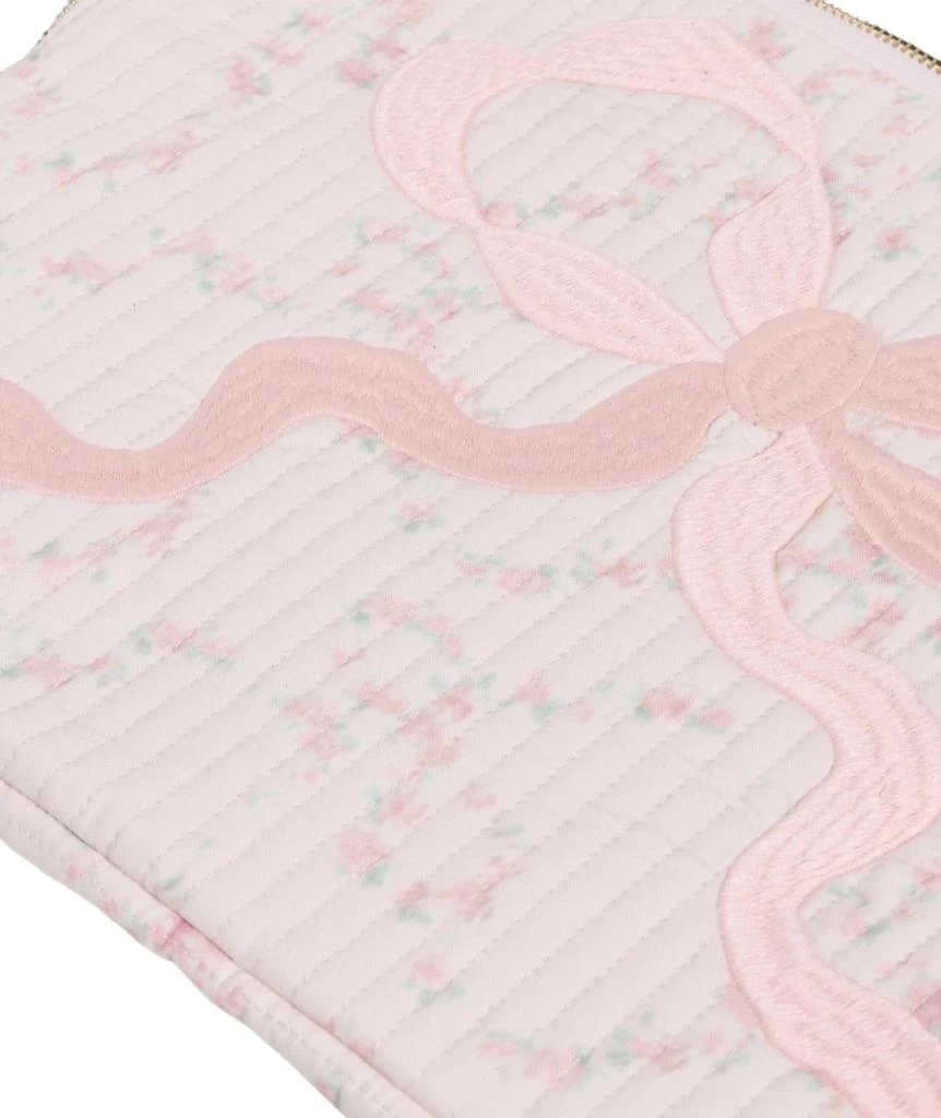LOVESHACKFANCY Loveshackfancy - Women's Quilted Bow Laptop Case 2