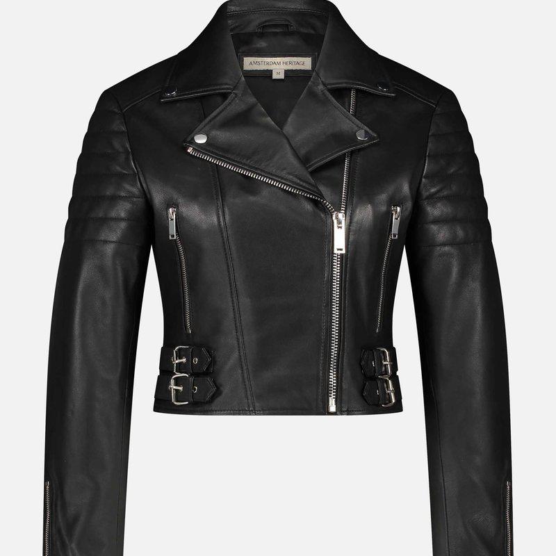 Amsterdam Heritage Cecilia | Leather Motorcycle Jacket