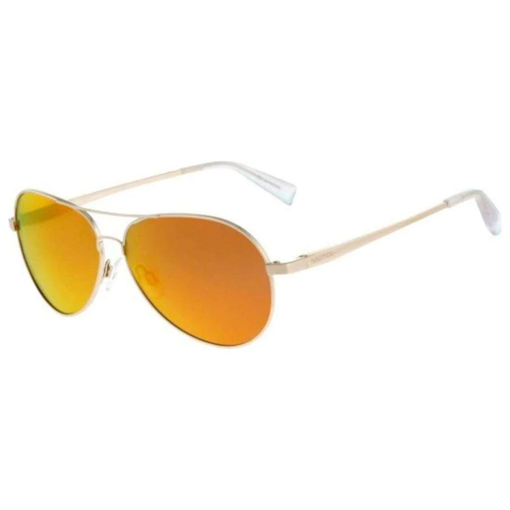 Nautica Nautica Women's Gold Aviator Polarized Sunglasses 1