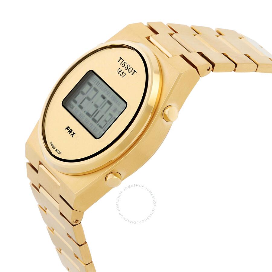 Tissot Prx Quartz Digital Gold Dial Unisex Watch T1374633302000